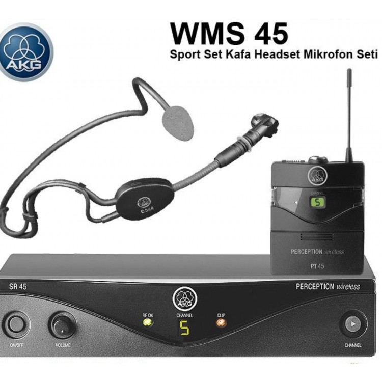 Afspraak Weggelaten droogte AKG WMS 45 Sport Set Kafa Mikrofon Seti - Wms-45K