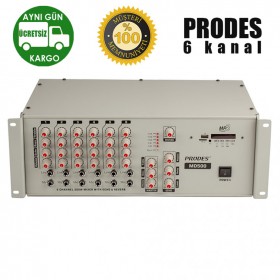 Prodes MNR-500U 2 Kanal 500 Watt Usb'li Anfi