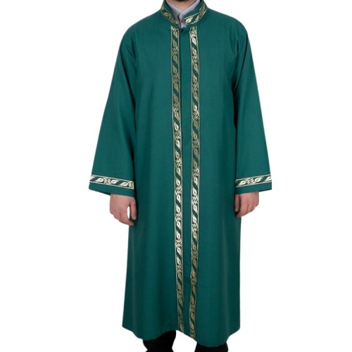 İmam Cübbesi Sırmalı Yeşil Renk İmam Cübbesi Sırmalı Yeşil Renk