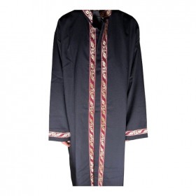 İmam Cübbesi Kırmızı Sırmalı Siyah Renk