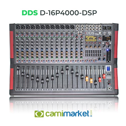 DDS D-16 P-4000DSP Power Mikser Amfi 2x2000 Watt 12 Kanal