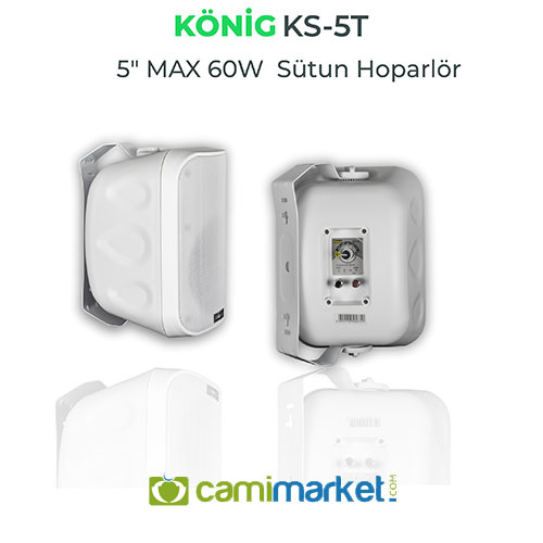 König KS-5T Duvar Tipi Hoparlör 60 Watt Takım