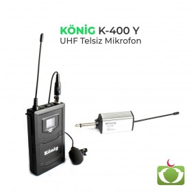 König K-400 UHF Telsiz Yaka Mikrofonu