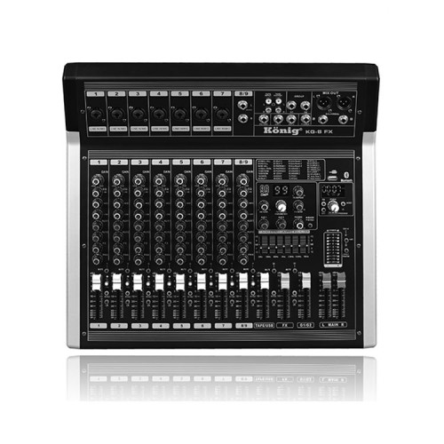 König KG-8FX DIAMOND 9 Kanal Deck Ses Mikseri