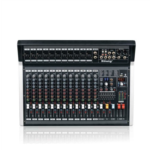 König K-12P P700FX 13 Kanal Power Mikser Anfi 2x350 Watt Diamond