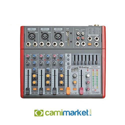 König K-502FX Stüdyo Usb Deck Mikser
