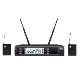Camimarket R-105-YY UHF Kablosuz Telsiz Çift Yaka Mikrofon 2x99 Kanal