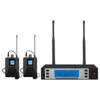 Camimarket C-2200YY UHF Kablosuz Çift Yaka Mikrofonu