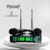 Roof R-203E UHF Kablosuz Çift El Mikrofonu