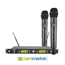 Roof R-1250S UHF Kablosuz Çift El Mikrofonu