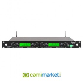 Roof R-404 4 Kanal UHF Kablosuz Mikrofon Alıcısı