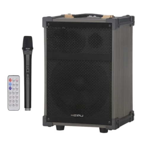 Hepu HP-904 Partybox Sarjlı Mikrofonlu Bluetooth 12” 40W Hoparlör