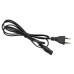 1.5 Metre 2 Pin Teyp Fişi ve Kablosu C7 Güç Kablosu Siyah -  M-1303E