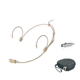 Yedek Ten Rengi Headset Kafa Mikrofonu HF602C - Mini XLR 4 Metre Kablo