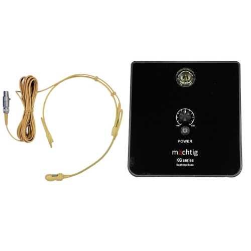 Machtig-Kraftig KLH-602C Masaüstü Volüm Ayarlı Headset-Kafa Mikrofonu