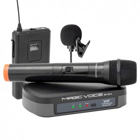 Magicvoice MV-3814 Vhf El+Yaka Seçenekli Telsiz Mikrofon