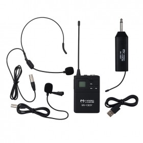 MagicVoice MV-1303Y UHF Kablosuz Yaka ve Kafa Mikrofonu