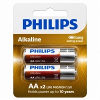 Philips AA LR6 1.5V Alkaline Kalem Pil 2'li - 26558