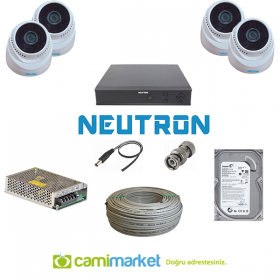 Neutron Cami Güvenlik Kamera Seti 2