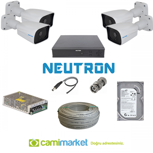 Neutron Cami Güvenlik Kamera Seti 1
