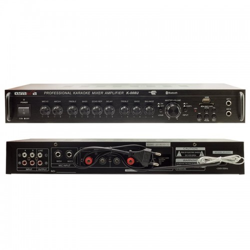 Osawa K-008U Eko'lu 2X75 150W Usb'li Stereo Anfi