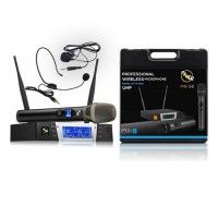 Pawer PW-98-EY Kablosuz UHF Mikrofon Seti: El, Yaka ve Kafa Mikrofonu