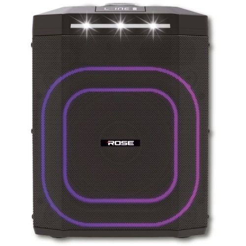 Rose HP-2120 Partybox Kablosuz El Mikrofonlu Sarjlı Bluetooth 8” Hoparlör