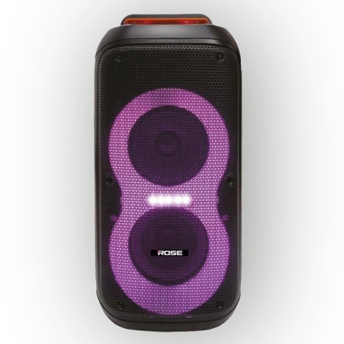 Rose HP-2150 Partybox Kablosuz El Mikrofonlu Sarjlı Bluetooth Dual 6.5” Hoparlör