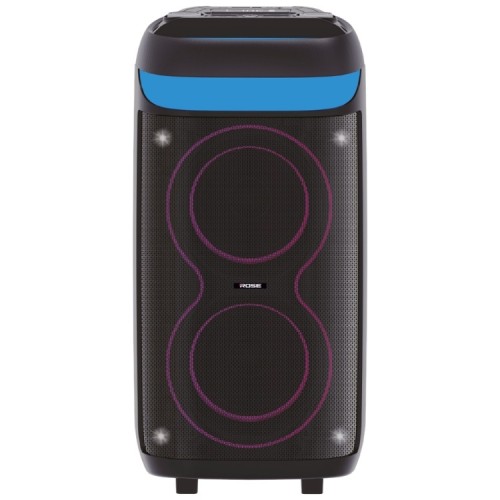 Rose HP-2250 Partybox Kablosuz Çift El Mikrofonlu Sarjlı Bluetooth Dual 8” Hoparlör