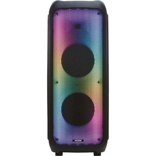 Rose HP-2400 Partybox Kablosuz Çift El Mikrofonlu Sarjlı Bluetooth Dual 10” Hoparlör