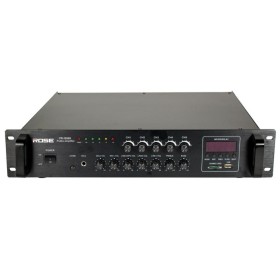ROSE FR-1205H 300 Watt 5 Zone Bölge Mono Trafolu 2 Mikrofon Girişli USB SD Kart  Bluetooth Kumandalı Anfi