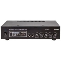 Rose FR-2001W 80 Watt Trafolu Mağaza Anfisi 2 Mikrofon Girişli Mp3, Bluetooth, SD Kart, Kumandalı