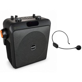 Rose HP-503-K 70 Watt Kablosuz Kafa Mikrofonlu Usb-Sd-Bluetooth Taşınabilir Ses Sistemi