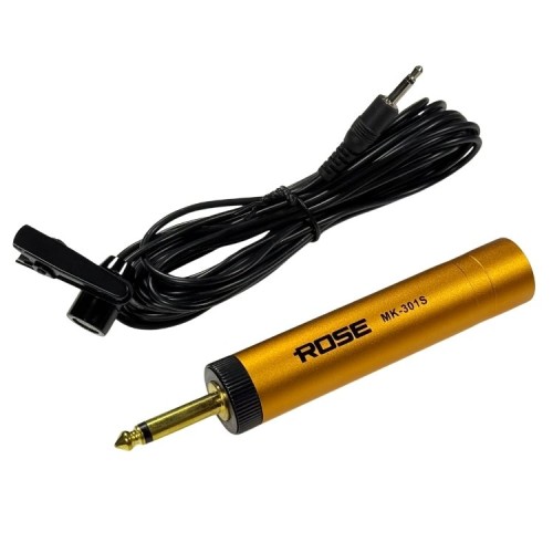 Rose MK-301S Kablolu Yaka Mikrofonu - Metal Kasa