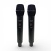 Rose RW-211-EE UHF Kablosuz Telsiz Çift El Mikrofon 2x100 Kanal