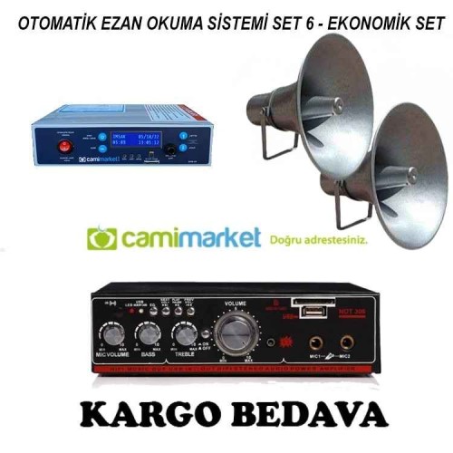 Otomatik Ezan Okuma Sistemi Set 6 - Ekonomik Set Otomatik Ezan Okuma Sistemi Set 6 - Ekonomik Set