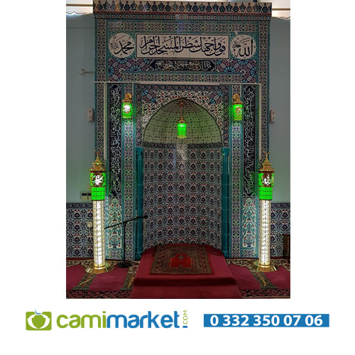 Kubbeli Cami Şamdanı 5'li Set Kubbeli Cami Şamdanı 5'li Set