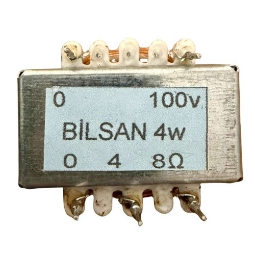 Bilsan 4 Watt 100V Hat Trafosu Anons ve Hoparlör Sistemleriyle Uyumlu Bilsan 4 Watt 100V Hat Trafosu Anons ve Hoparlör Sistemleriyle Uyumlu