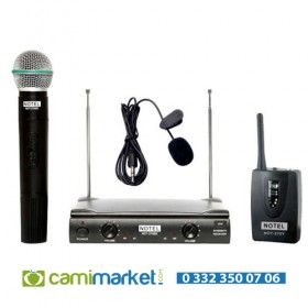 Notel NOT-270 EY VHF Kablosuz Telsiz El + Yaka Mikrofon Seti
