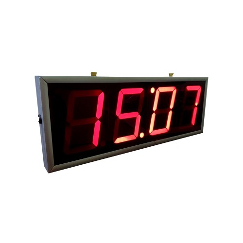 Saat, Sıcaklık ve Nem Gösteren Dijital Led Işıklı Tabela 40x15 Cm
