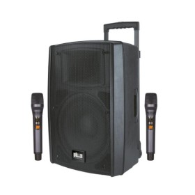 Wöller W-1230 DSP Taşınabilir 12 İnç Çift El Telsiz Mikrofonlu Aktif Kabin Hoparlör