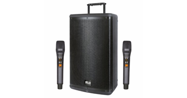 Wöller W-1540 DSP Taşınabilir 15 İnç Çift El Telsiz Mikrofonlu