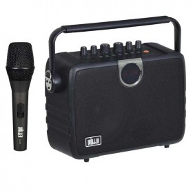 Wöller W-610 100 Watt Kablosuz El Mikrofonlu Usb-Sd-Bluetooth, Kayıtlı, Şarjlı Taşınabilir Amfi