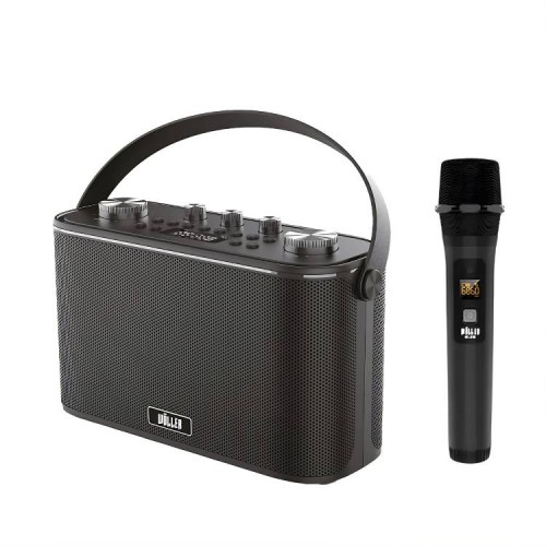 Wöller W-612E 150 Watt Kablosuz El Mikrofonlu USB-Micro SD-Bluetooth, Kayıtlı, Şarjlı Taşınabilir Amfi