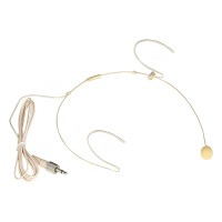 Kablosuz Mikrofonlar İçin Yedek Ten Rengi Headset Kafa Mikrofonu-3.5 mm Yüzüklü WH-7