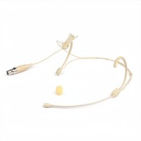 Kablosuz Mikrofonlar İçin Yedek Ten Rengi Headset Kafa Mikrofonu-Mini XLR WH-8