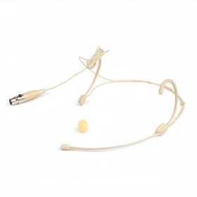 Kablosuz Mikrofonlar İçin Yedek Ten Rengi Headset Kafa Mikrofonu-Mini XLR WH-8