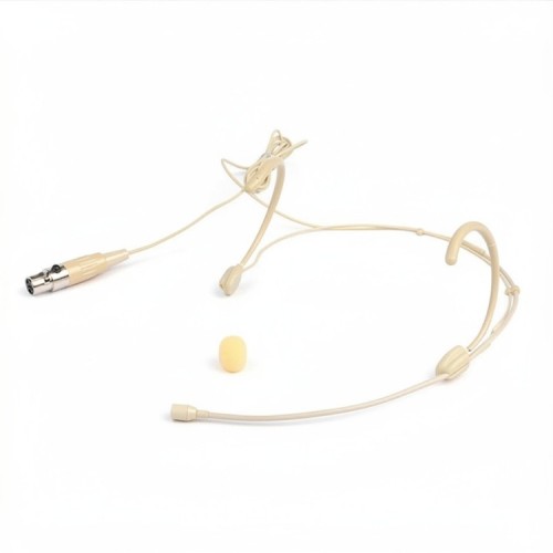 Kablosuz Mikrofonlar İçin Yedek Ten Rengi Headset Kafa Mikrofonu-Mini XLR WH-8