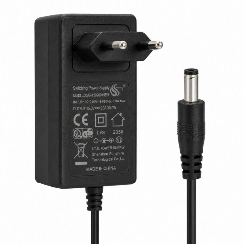 Adaptör 15 Volt 2 Amper 5,5x2,5 Uç Adaptör 15 Volt 2 Amper 5,5x2,5 Uç