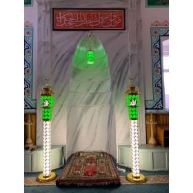 Kubbeli Cami Şamdanı 3'lü Set